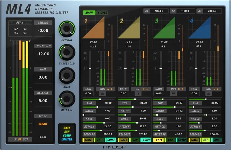 McDSP ML4000 HD v7 interface