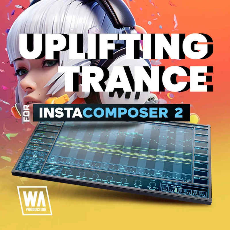 W. A. Production Uplifting Trance for InstaComposer 2 interface