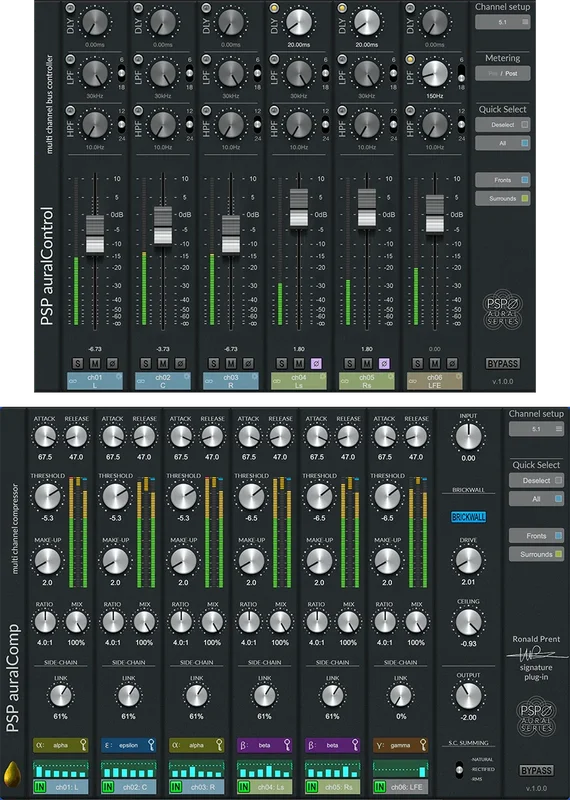 PSP Audioware auralBundle interface