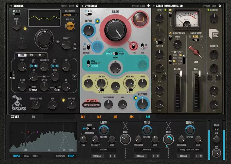 Waves MultiMod Rack interface