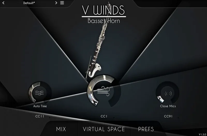 Acousticsamples VWinds Basset Horn interface
