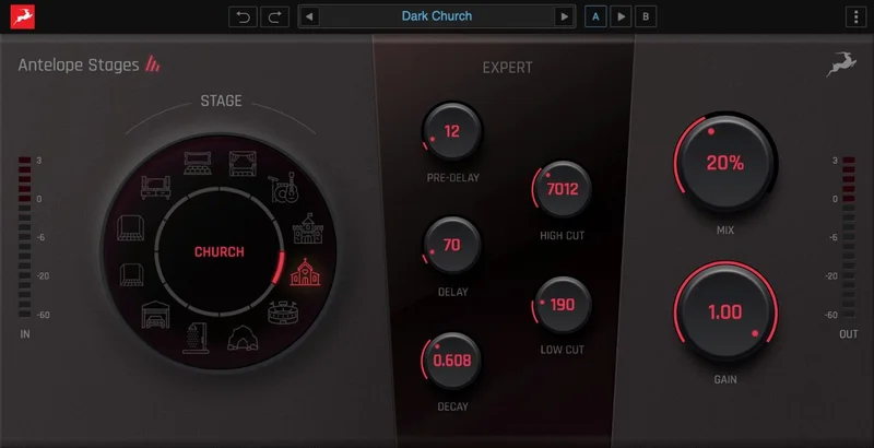 Antelope Audio Stages interface