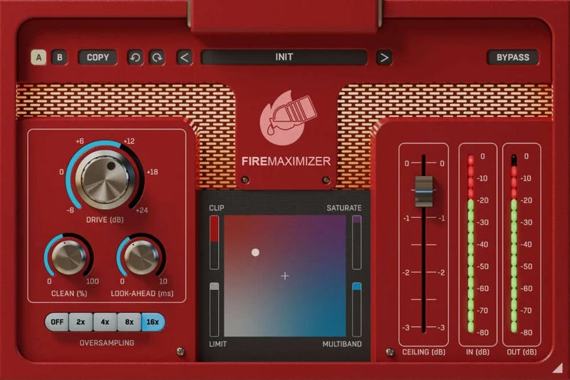 United Plugins FireMaximizer interface