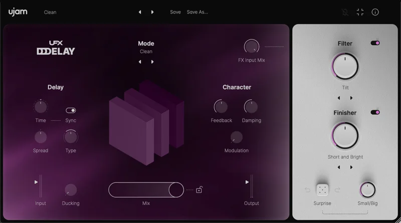 UJAM UFX DELAY Loyalty Upgrade from any paid UJAM product interface
