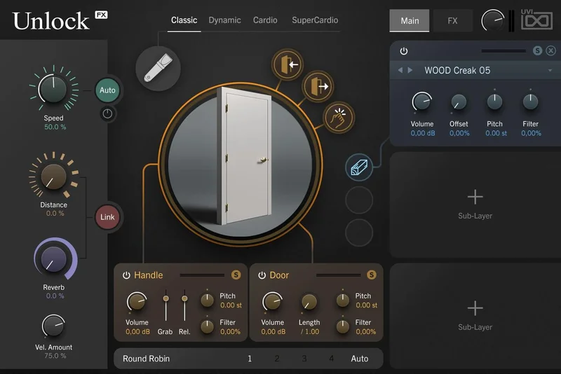 UVI Unlock interface