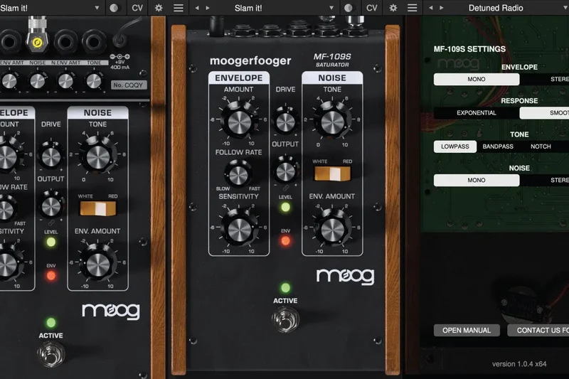 Moog MF-109S Saturator interface