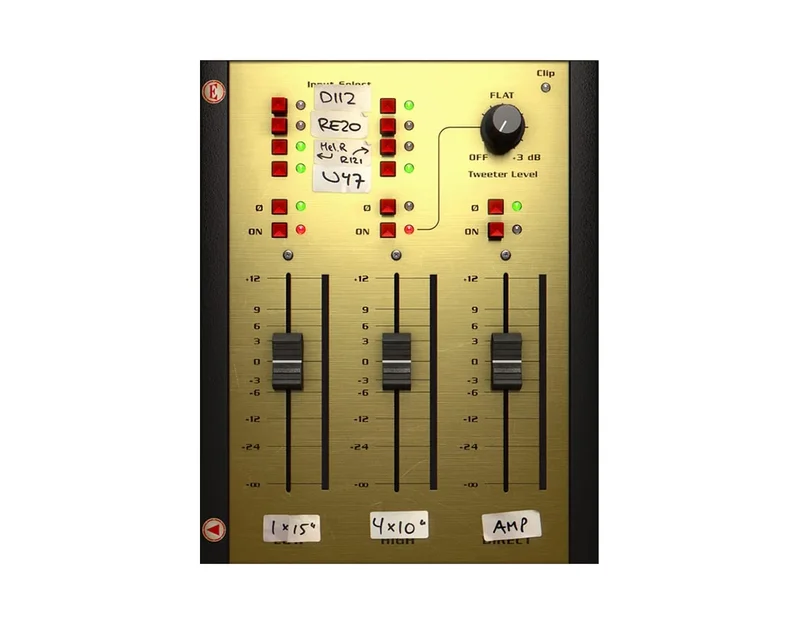 Universal Audio Eden WT800 Bass Amplifier interface