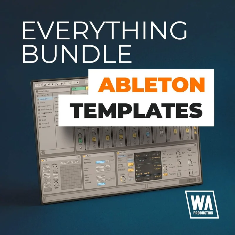 W. A. Production Ableton Live Templates Everything Bundle interface