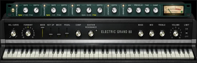Waves Electric Grand 80 Piano interface