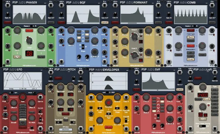 Cherry Audio Voltage Modular PSP nitroModular Collection interface