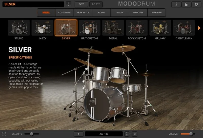 IK Multimedia MODO DRUM 1.5 SE interface