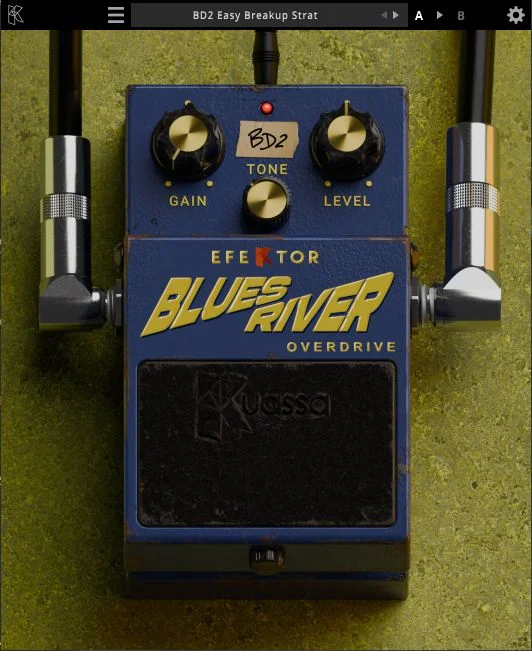 Kuassa Efektor Blues River interface
