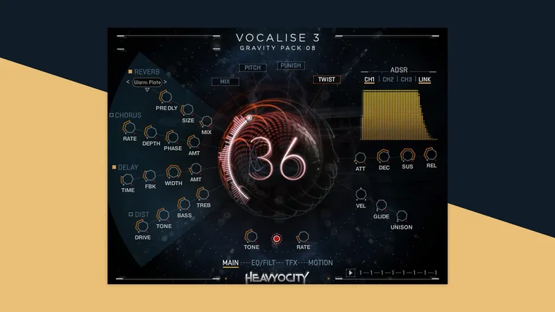 Vocalise 3 interface