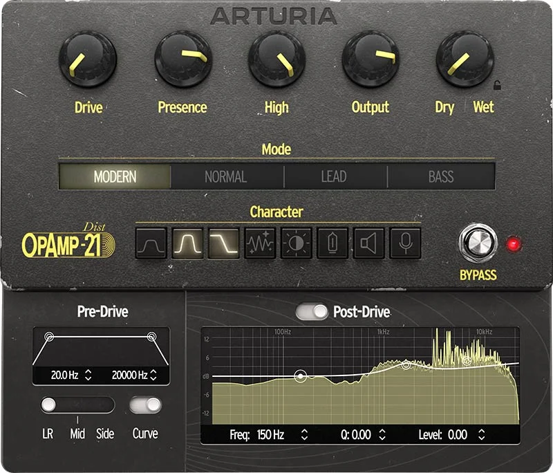 Arturia Dist OPAMP-21 interface