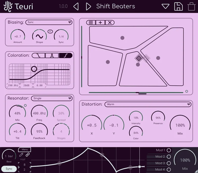 Lese Teuri interface