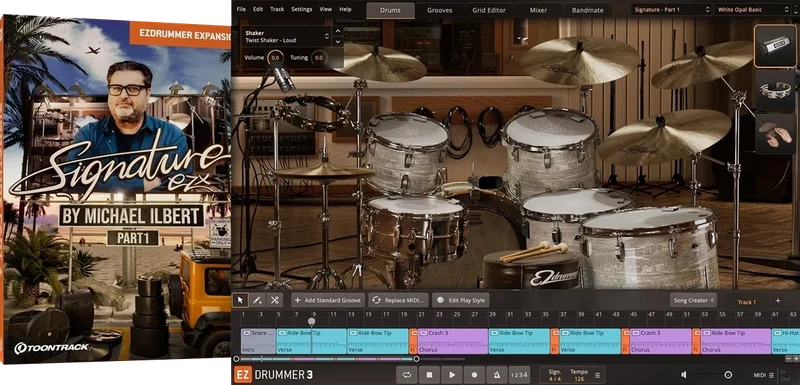 Toontrack EZX: Signature Vol. 1 interface