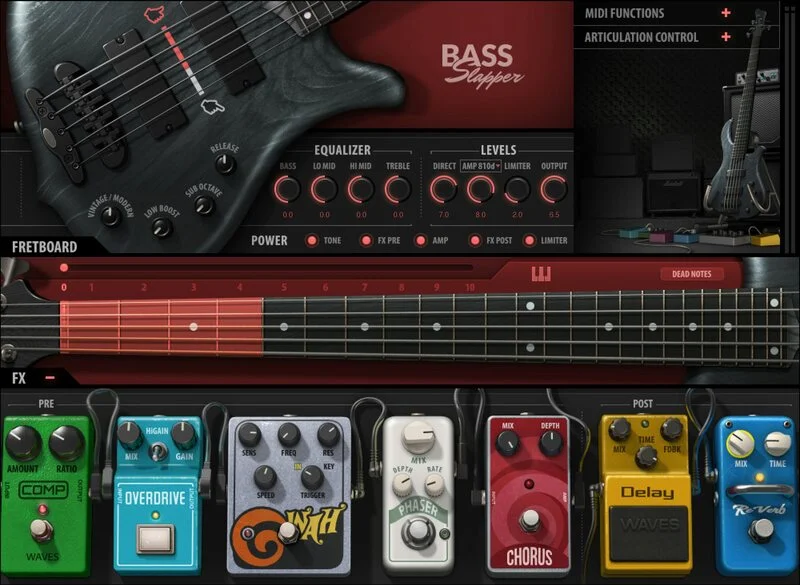 Waves Bass Slapper interface