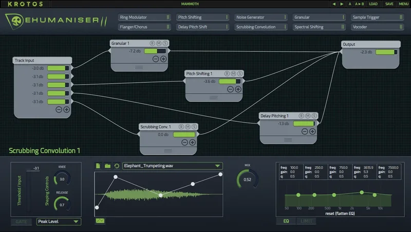 Krotos Dehumaniser 2 interface