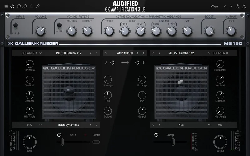 Audified GK 3 Amplification LE interface