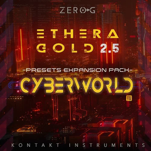 Zero-G CyberWorld Presets interface