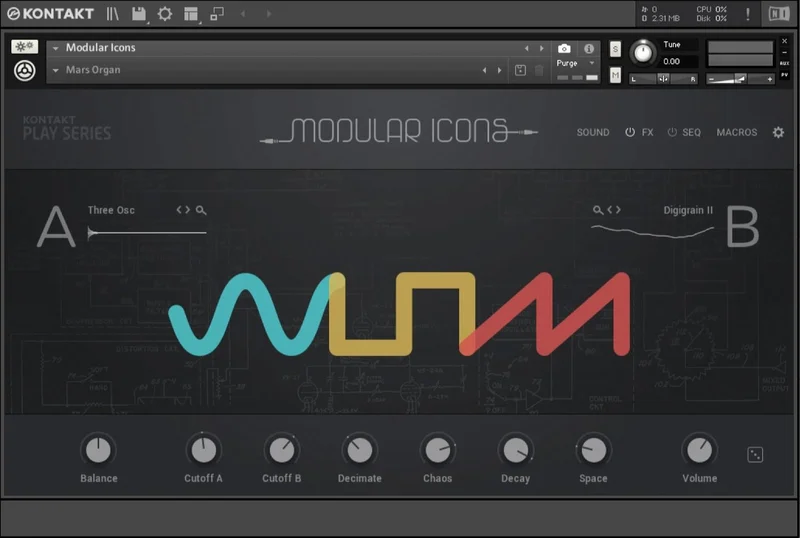 Native Instruments Modular Icons interface