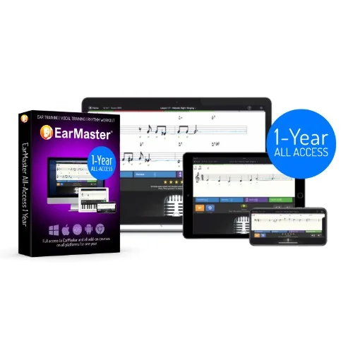 EarMaster ApS EarMaster 1 Year All Access Pass interface