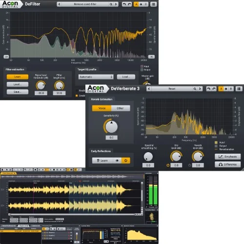 Acon Digital Post Production Suite interface