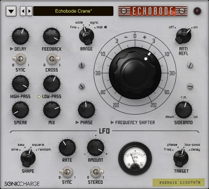Sonic Charge Echobode interface