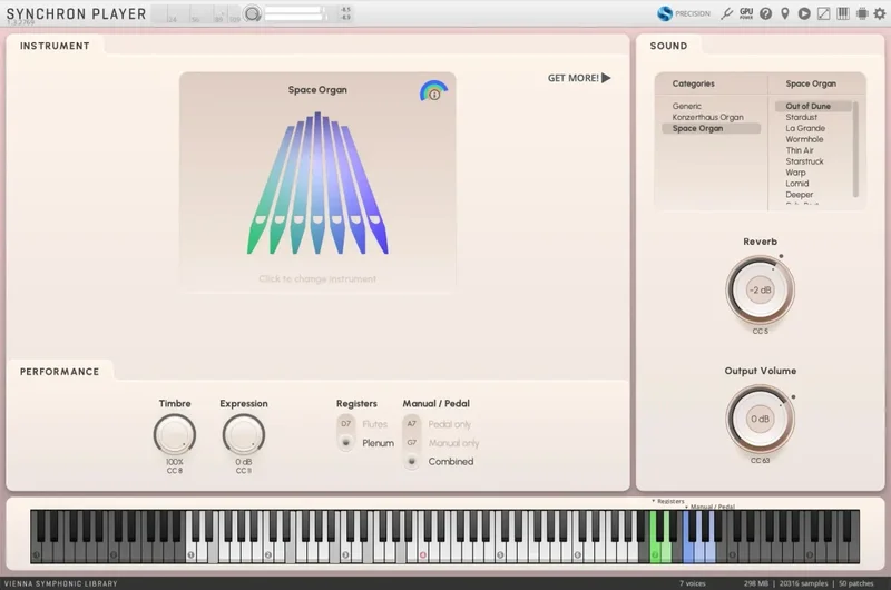 VSL Free Space Organ interface