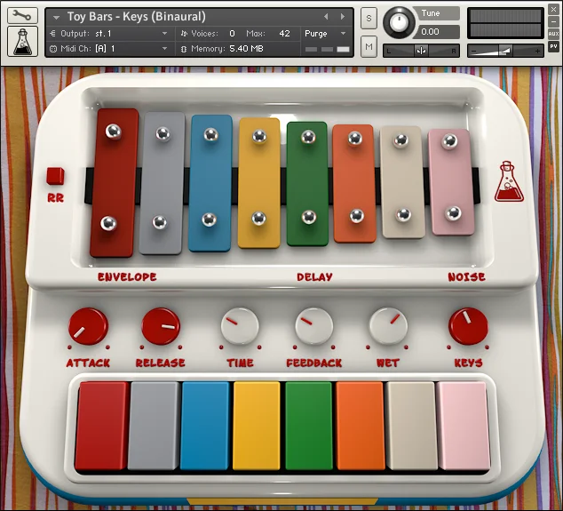 AudioThing Toy Bars interface