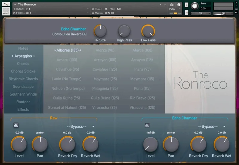 Guareschi The Ronroco interface