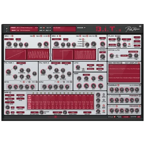 Rob Papen BIT 2.0 Upgrade interface