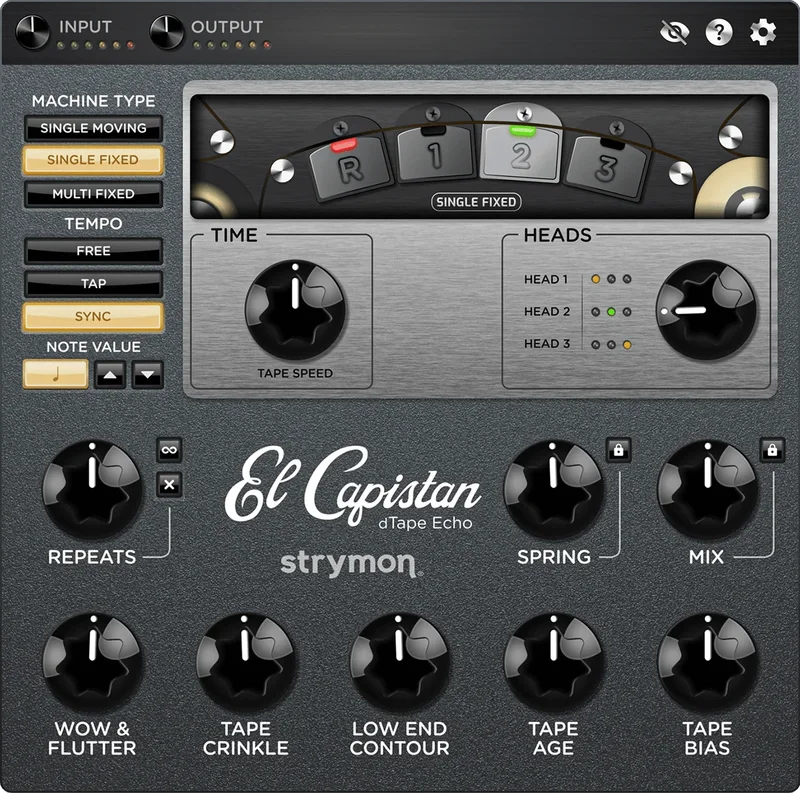 Strymon El Capistan Plugin interface