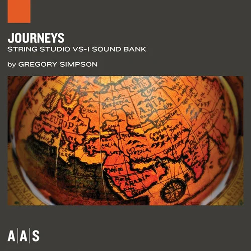 AAS Journeys String Studio VS-3 Sound Bank interface