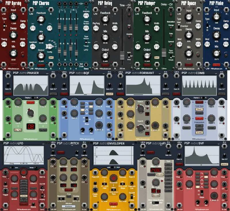Cherry Audio PSP Ultimate Modular Collection interface