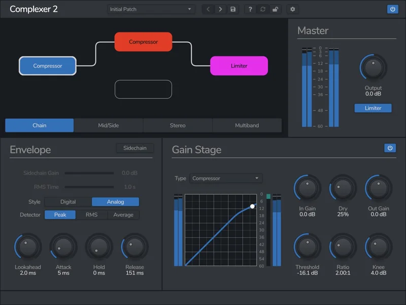 Venomode Complexer 2 interface