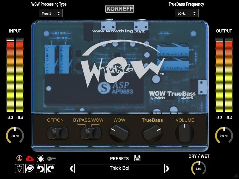 Korneff Audio The Wow Thing interface