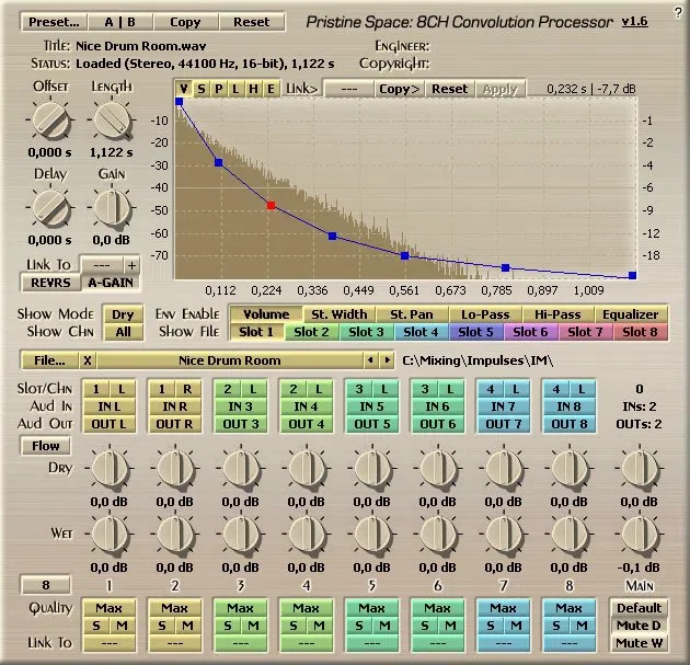 Voxengo Pristine Space interface