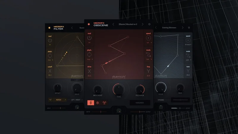 Heavyocity MicroFX Collection interface