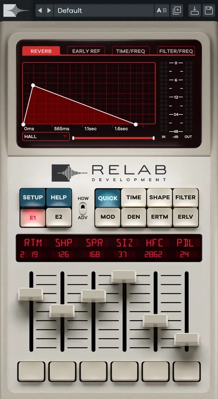 Relab Development LX480 Complete interface