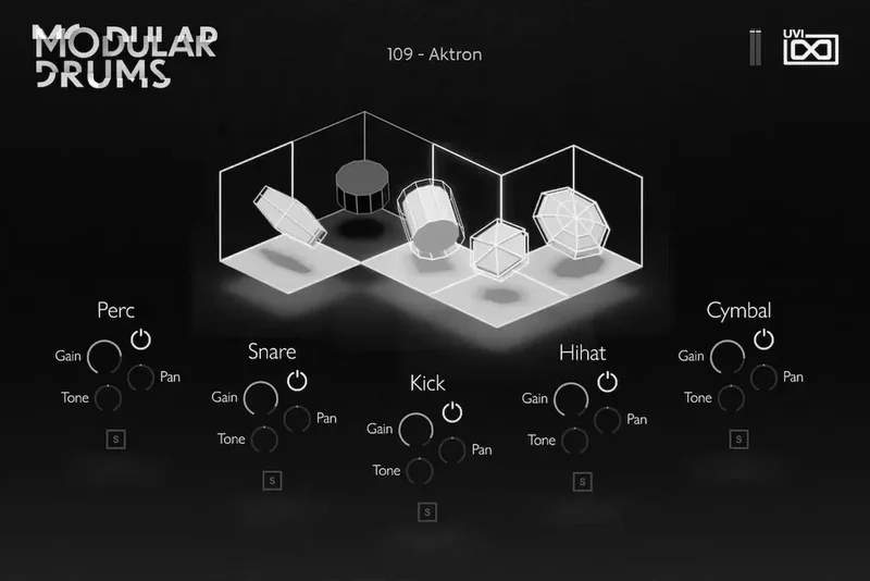 UVI Modular Drums Expansion for Falcon interface