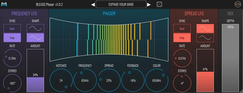 BLEASS Phaser interface