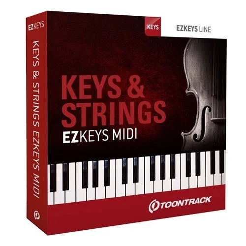 Toontrack EZkeys Midi Keys & Strings interface