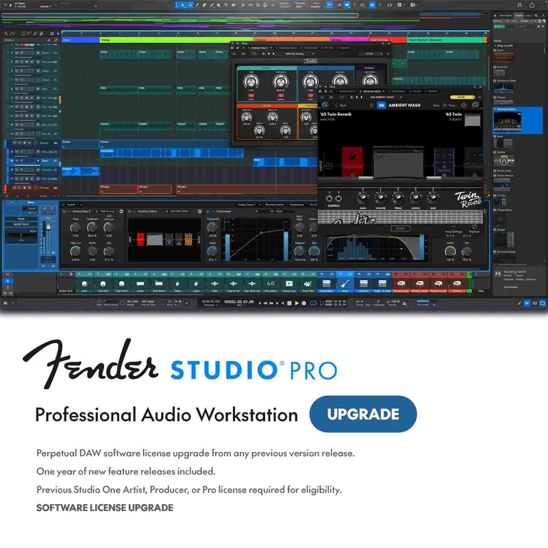 Fender Studio Fender Studio Pro Upgrade interface