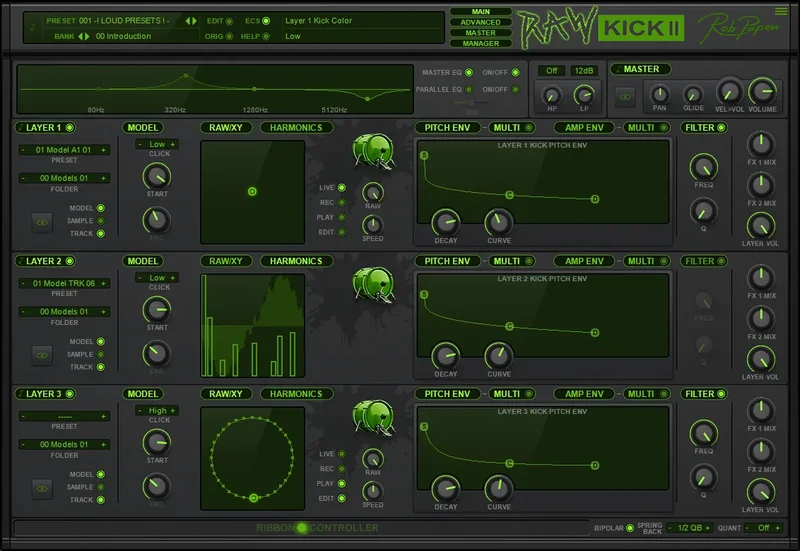 Rob Papen RAW-Kick 2 Upgrade interface