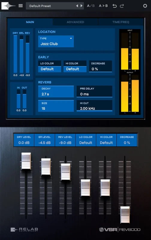 Relab Development REV6000 interface