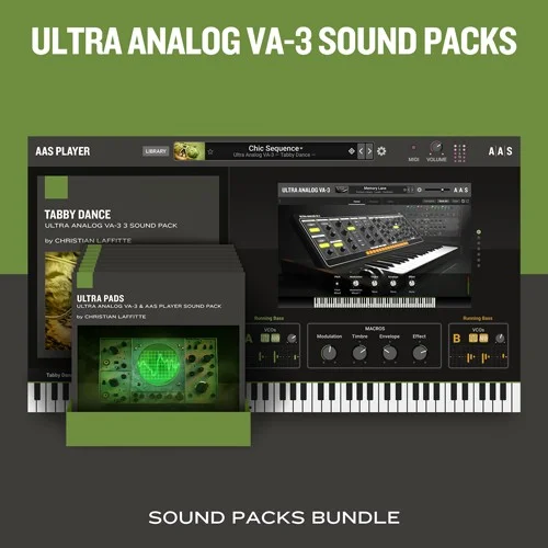 AAS Ultra Analog VA-3 + Packs Bundle interface