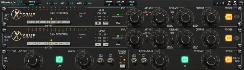 Kiive Audio XTComp interface