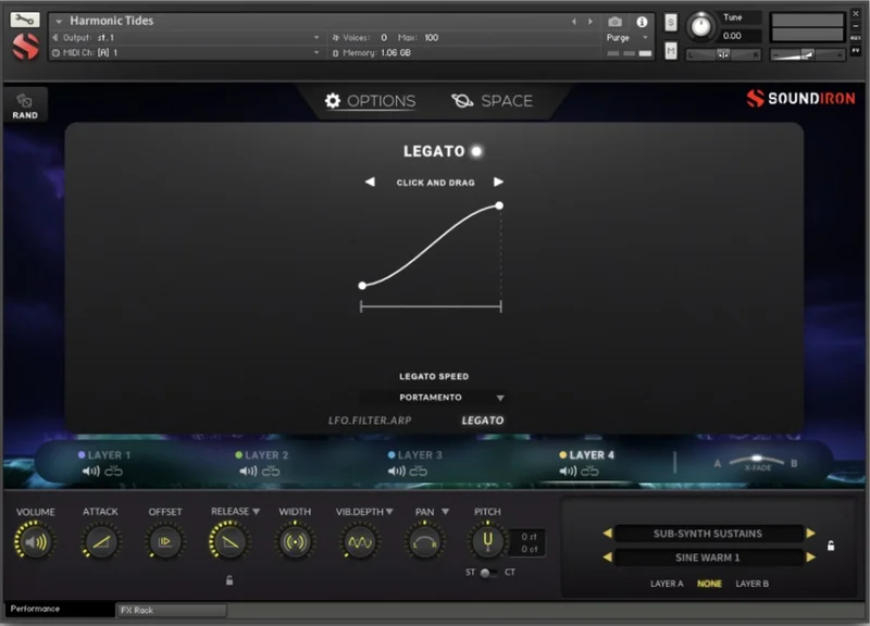 Soundiron Harmonic Tides interface
