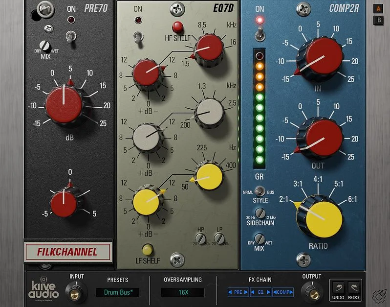 Kiive Audio FilkChannel Strip interface
